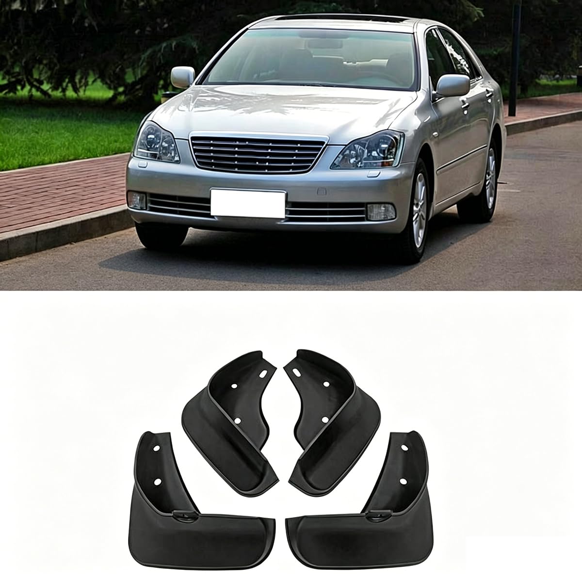 Garde-boue pour voiture Toyota Crown 2005-2009 idéal pour routes de campagne