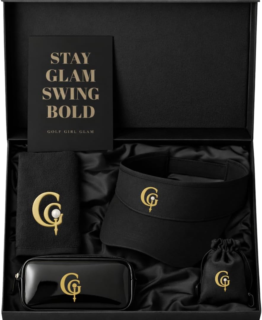 Women’s Golf Gift Box – Premium Visor, Signature Towel & Gift-Ready Golf Accessories