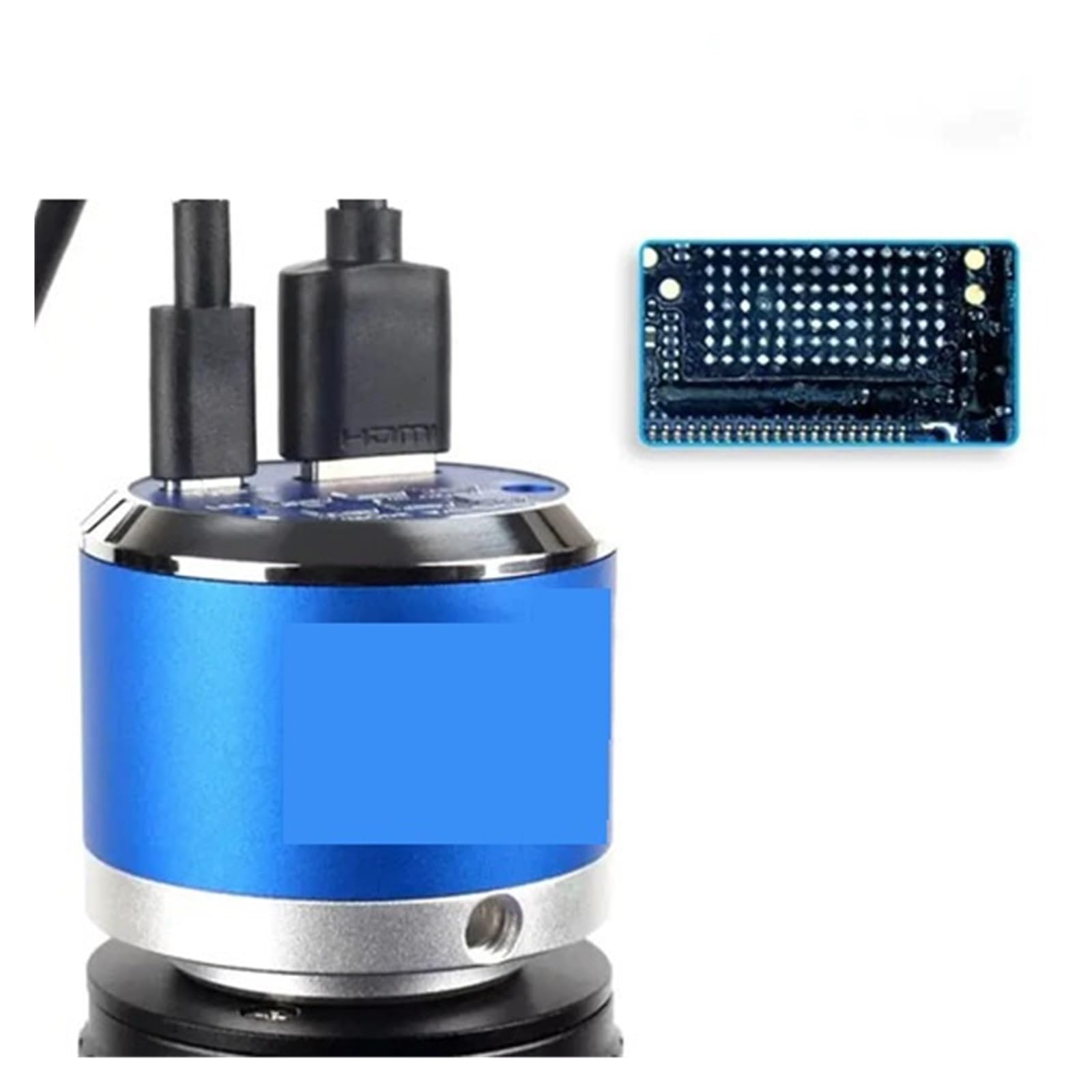 Lente de Microscopio, Mini cámara de microscopio 4K 60FPS 24MP vídeo electrónico Digital Industrial for Soldadura PCB