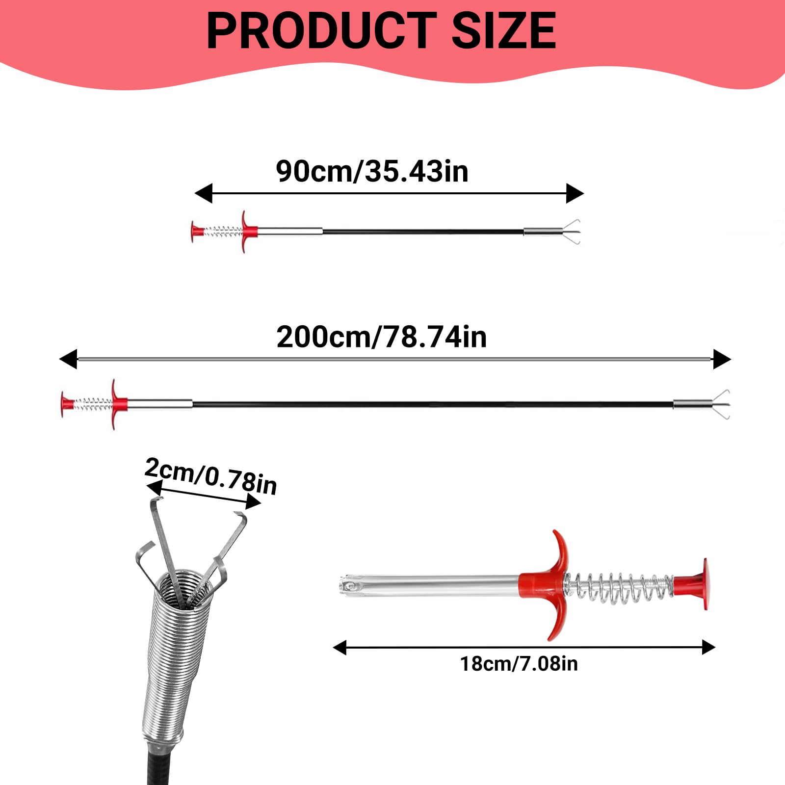 Talen Tools Afval- zwerfvuil grijper professioneel 90 cm
