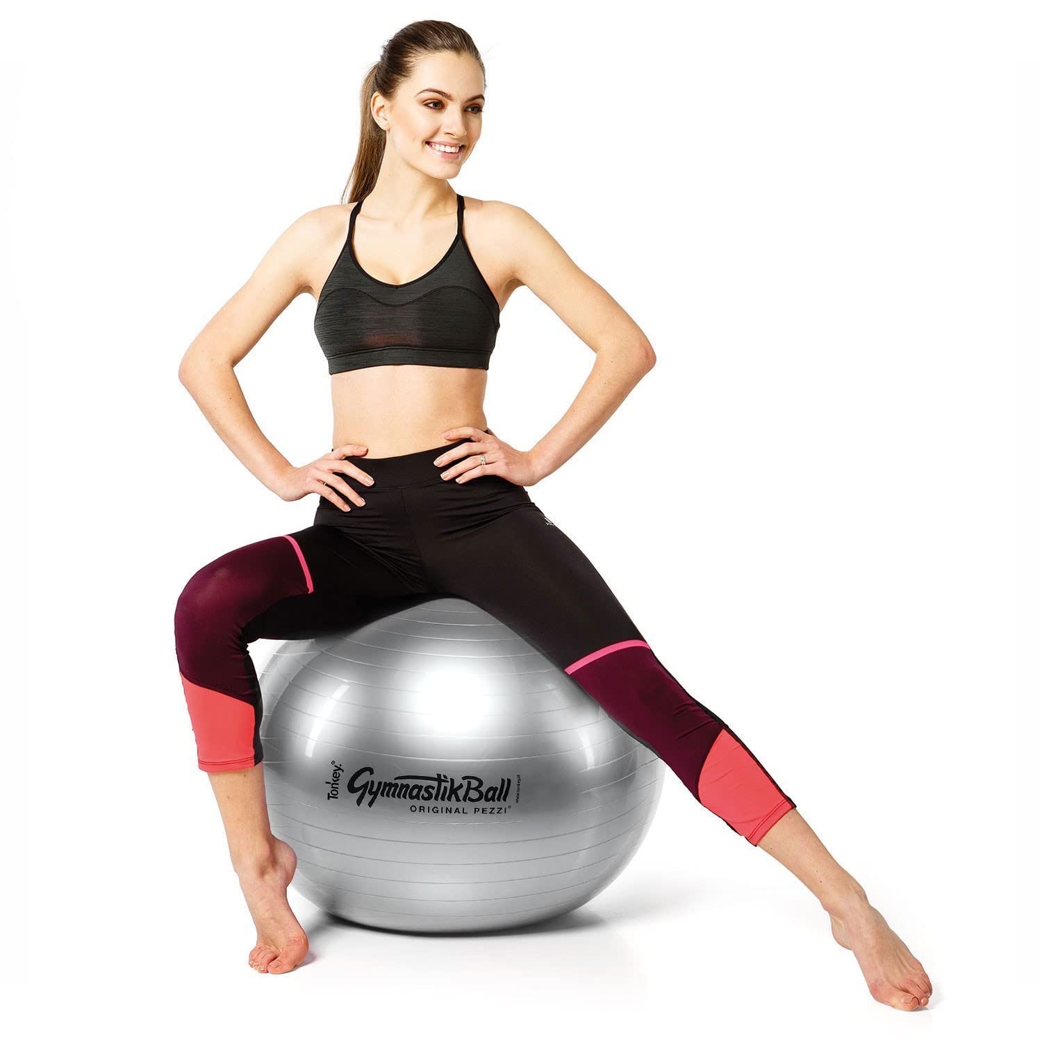 Pezzi Original Gymnastikball Standard Ø 42 cm hasta 75 cm incluida Ballschale hasta 400 kg belastbar Training Fitness Reha Terapia Ball Gymnastik Ball Oficina Deportes