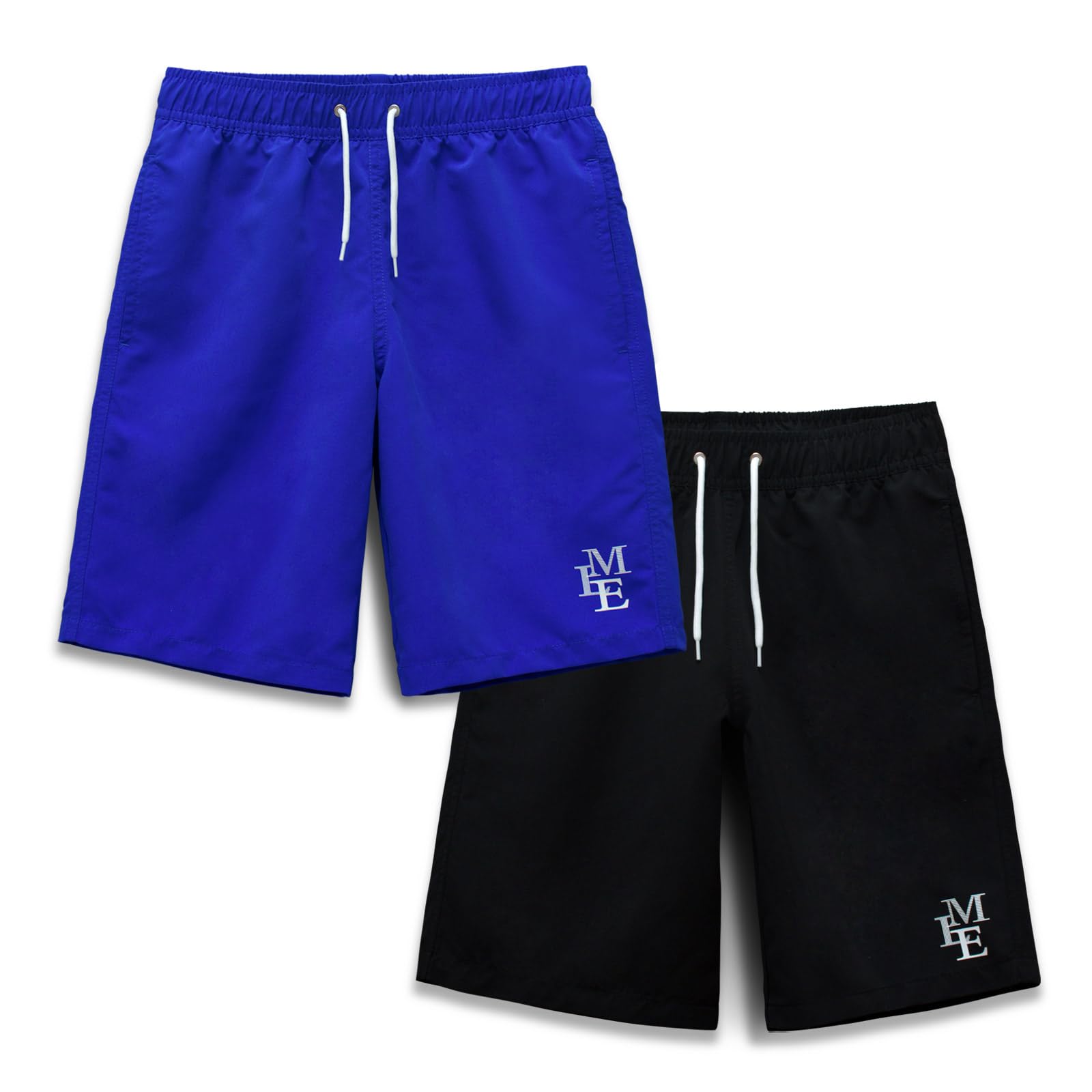 MEILONGER Jungen-Badeshorts, schnelltrocknend, Strandhose, Bademode, Badeanzug, Größe 34-40, 38, 38-40, 42-44