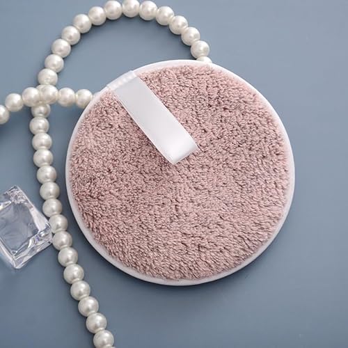 再利用可能なメイク落としパッド - 10枚 再利用可能なメイク落としクロス - 再利用可能なフェイスパッド、すべての肌タイプのためのメイクアップ消しゴム - 洗えるマイクロファイバーメイク落としフェイスクロス、コーヒー、A07