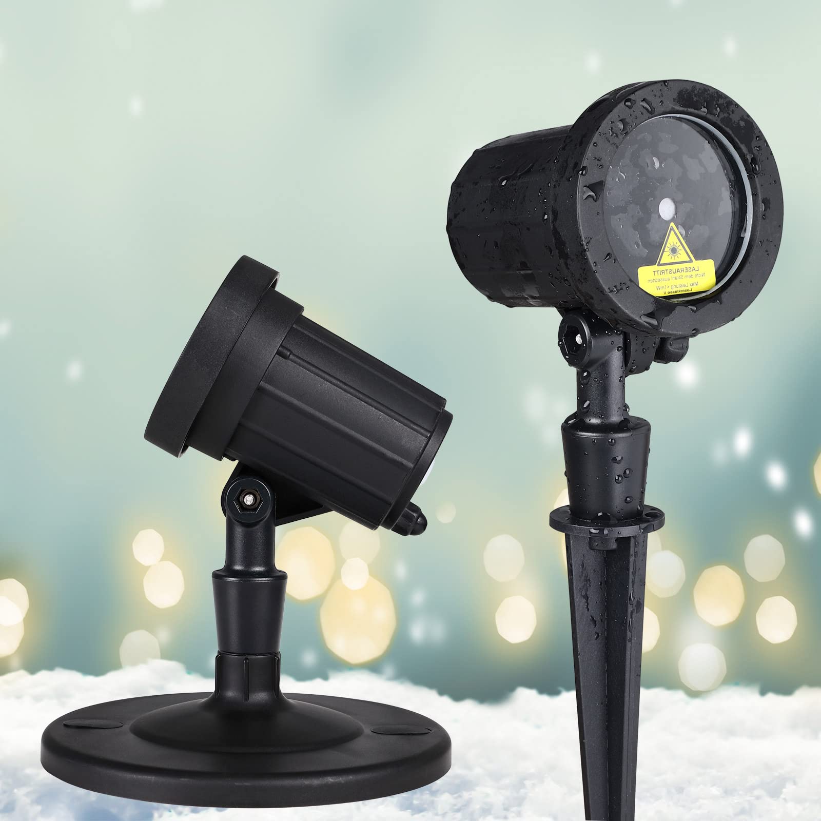 Monzana Proiettore LED Cielo Stellato Faretto IP44 Interno & Esterno Natale Feste in Giardino