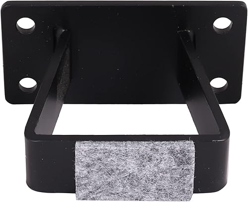 Miniatura 6 de 4 x 2 12 pulgadas, mini patas en forma de trapezoidal, patas de mesa modernas de resistencia industrial, patas de gabinete trapezoidales, color