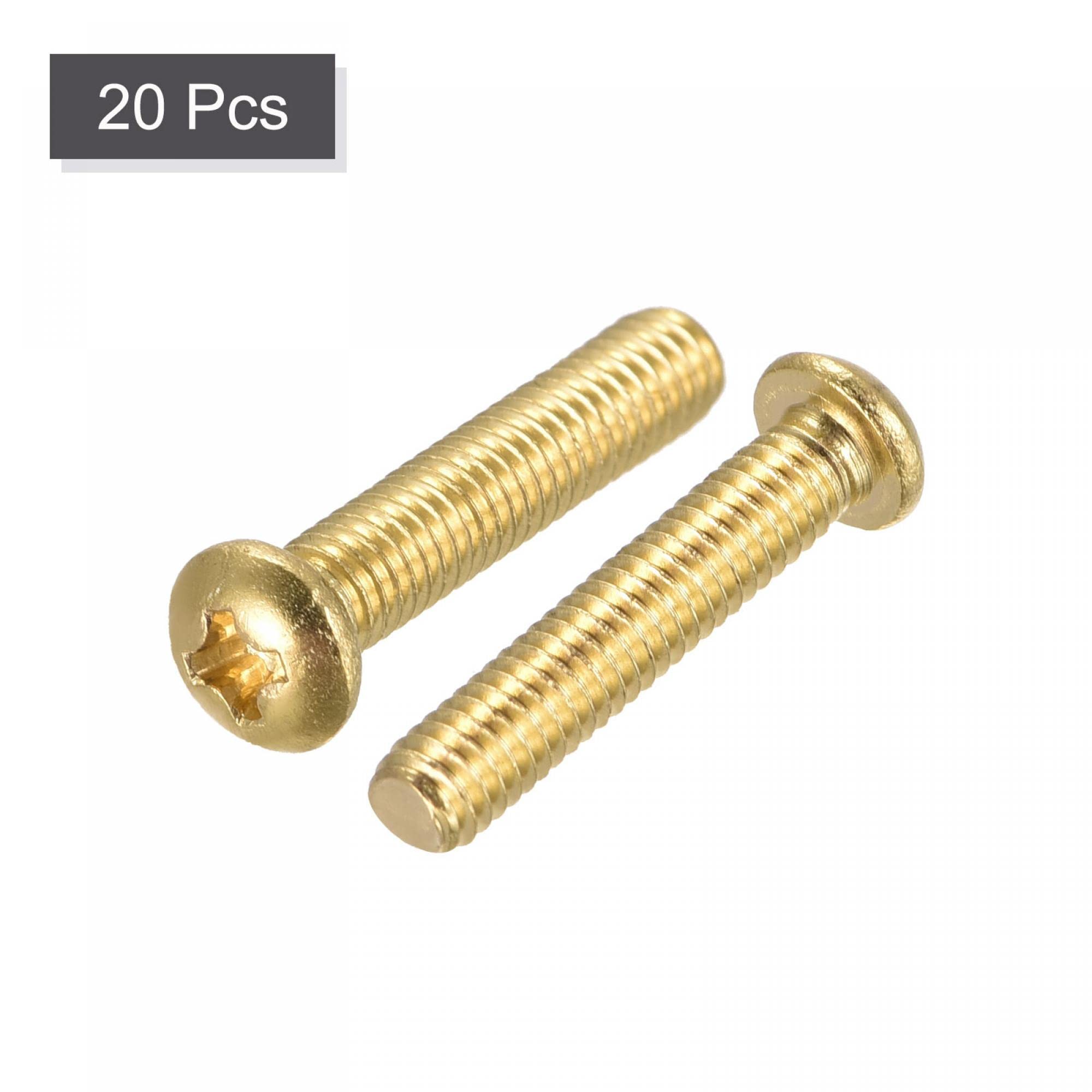 Vis à tête Cylindrique Cruciforme, Laiton, M4, 20mm | RS