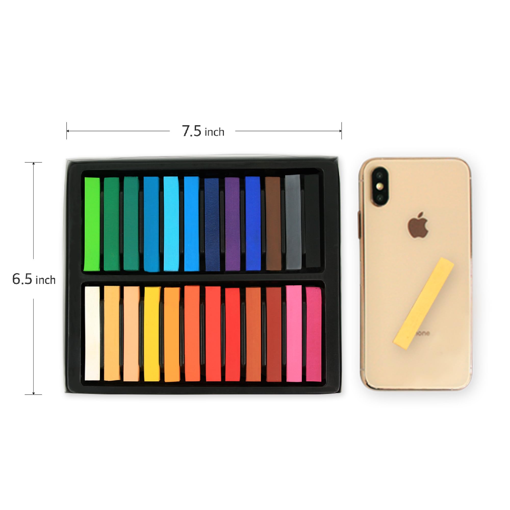 HA SHI Soft Pastels - 24 Colors for Art & Crafts -2 HA SHI Soft Pastels - 24 Colors for Art & Crafts -2