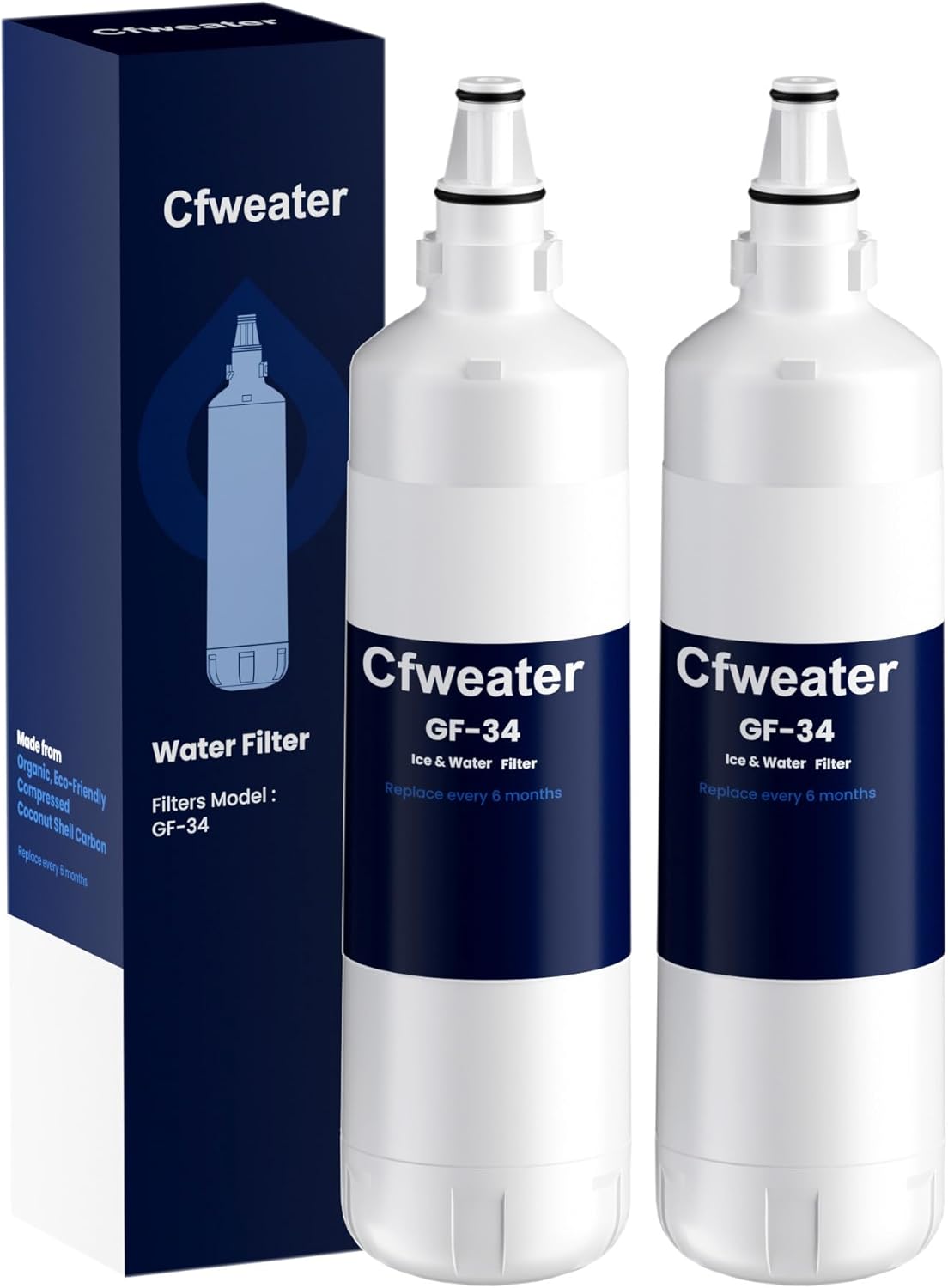 Cfweater 7012333 Ice Maker Water Filter, Water Filter