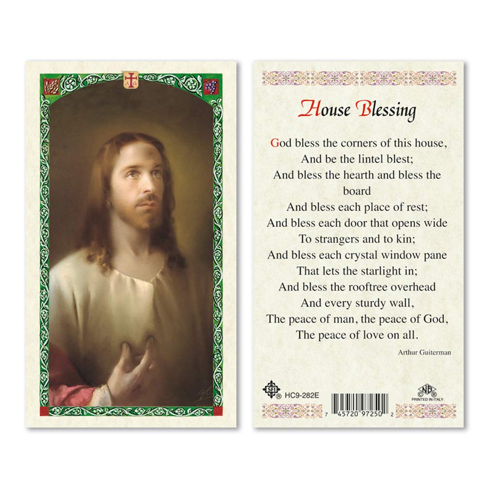 Buy House Blessing Prayer to Sacred Heart of Jesus Laminated Prayer