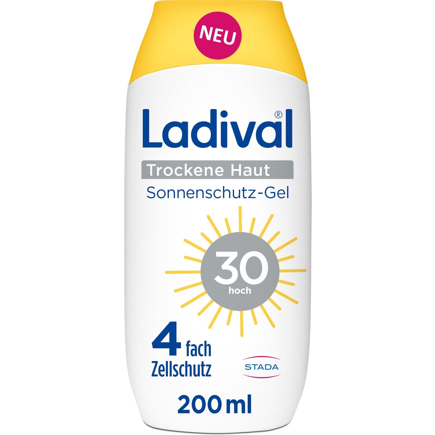 Ladival Balsam przeciwsłoneczny LSF 30 do suchej skóry – krem przeciwsłoneczny w przypadku skłonności do atopowego zapalenia skóry, uspokajający, pielęgnujący z kwasem hialuronowym, 4-krotna ochrona
