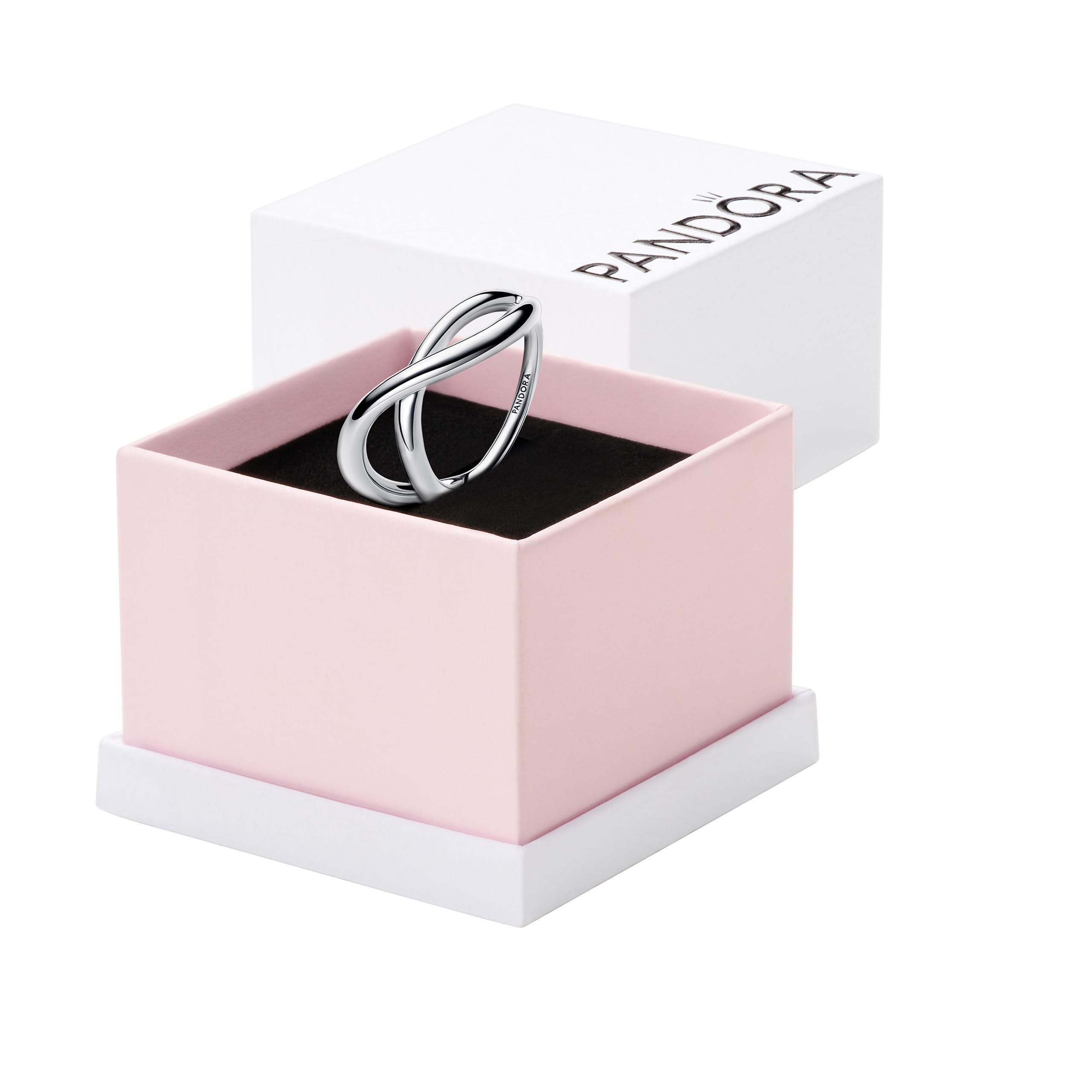 Pandora Silver Rings Infinity Ring Organic Shape 193318C00