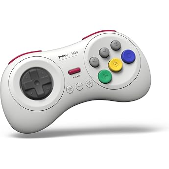 8Bitdo M30 Bluetooth Controller for Switch, Windows and Android, 6-Button Layout for SEGA&rsquo;s Classic Games