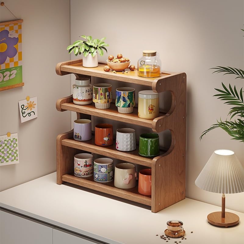 Soporte Para Tazas Estante de almacenamiento multifunción for tazas escritorio múltiples capas Para Encimeras De Cocina