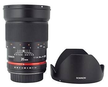 【新品】ROKINON ロキノン 35mm F1.4 キヤノン用レンズ Amazon.com : Rokinon 35mm f/1.4 Lens for Canon Cameras