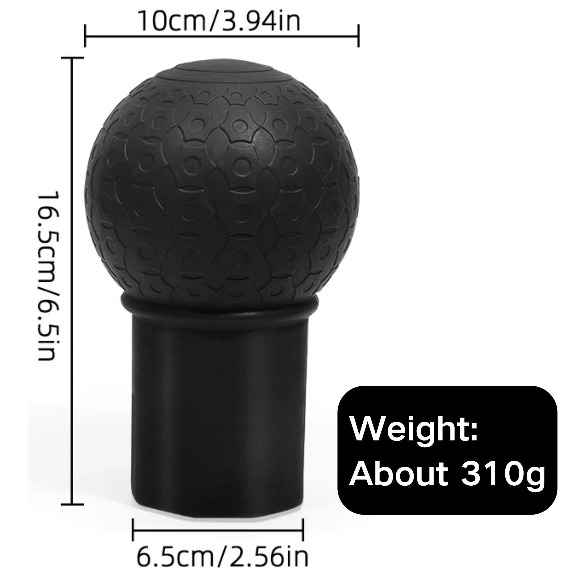 Embout Landmine Pour Barre Olympique 2" (5,1 Cm) - Rotation 360°, En Caoutchouc Antidérapant - Pour Presse, Row, Squat Et Deadlift - 3