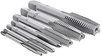 Vista 2 de QISF Juego de 7 llaves de rosca métrica de acero para cojinetes M3-M12 (llave no incluida)