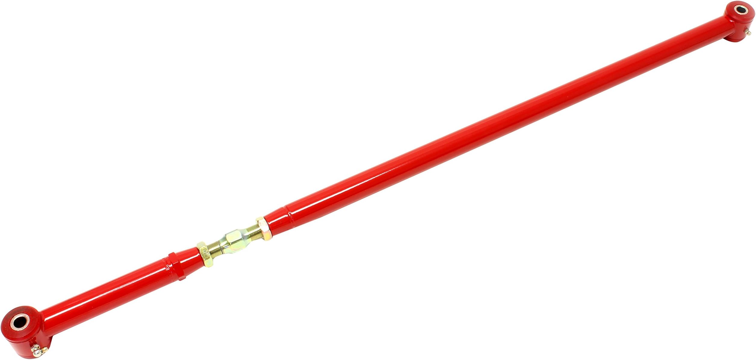 BMR Suspension PHR006R - Panhard Rod, DOM, On-car Adjustable, Polyurethane Bushings (Red) - 2005-2014 S197 Mustang, 2007-2014 Shelby GT500