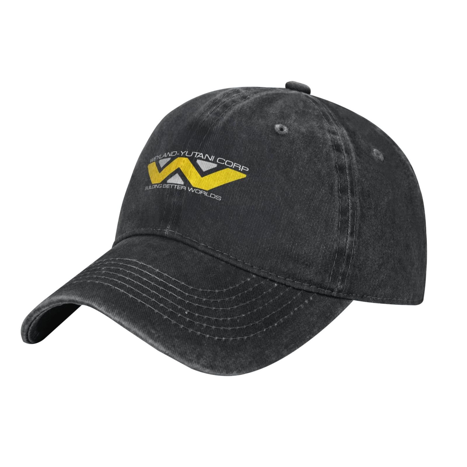 Kenwozi Unisex Black Alien Weyland Yutani Corporation Classic Baseball Cap Vintage Washed