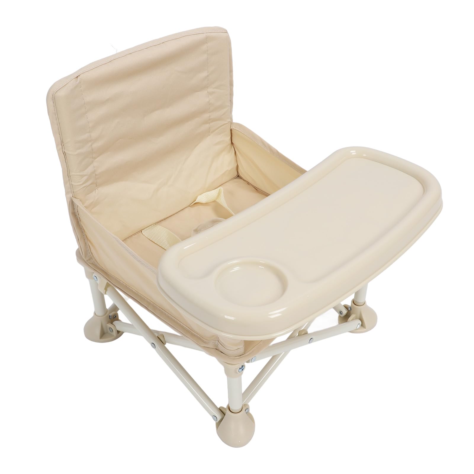 Chaise de bébé Portable, Siège d'appoint Pliable au Design Simple, Chaise Haute de Voyage avec Plateau pour Table à Manger, Camping, Plage, Tabouret d'extérieur pour Tout-petits