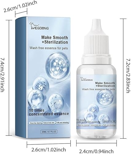 Miniatura 9 de Esencia sin lavado para mascotas, acondicionador sin enjuague para perros gatos, espray desenredante, removedor de enredos
