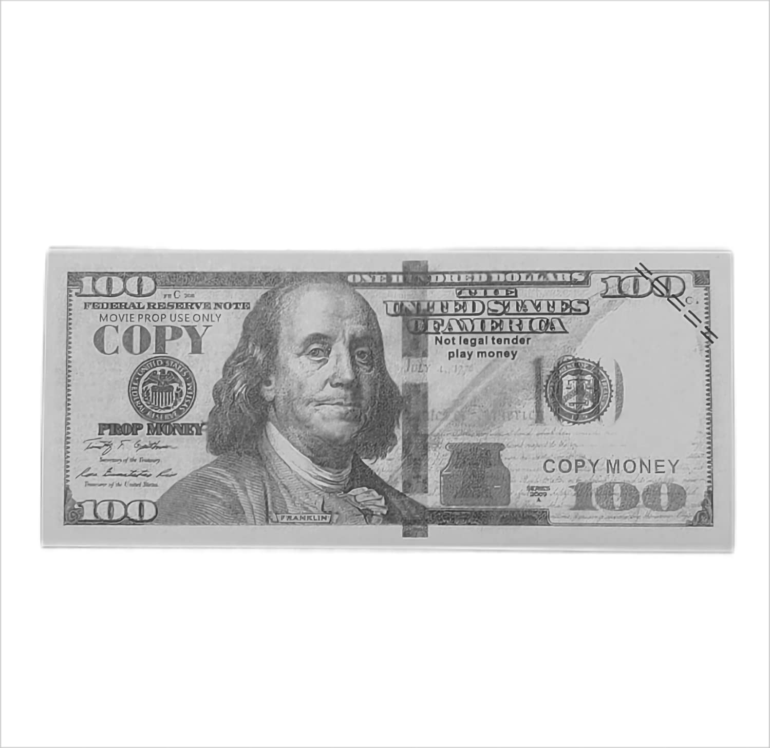 Buy Movie Prop Money Full Print 2 Sided, Play Money 100 pcs 100 Dollar