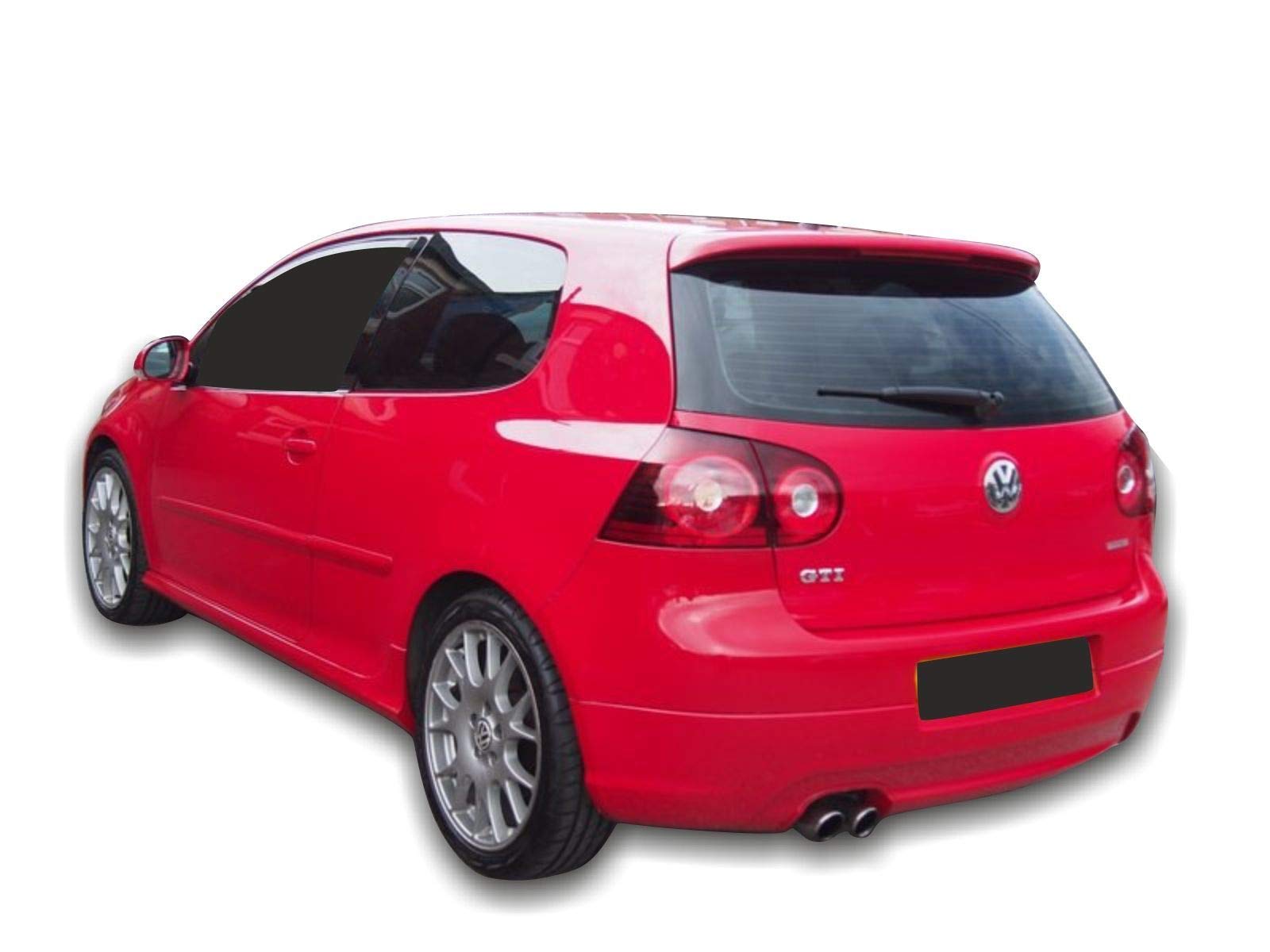 J&J AUTOMOTIVE Deflettori d'Aria per Volkswagen Golf 5 3-Porte 2003-2009, Set da 2 Pezzi, Nero Fumé Oscurato Heko