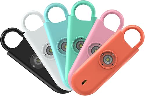 Fauxomor Alarma Personal para Mujeres, Pack de 6 de 140