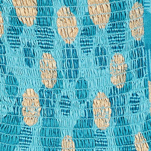 Image of Max Women's Rayon Printed Sleeveless A-Line Dress Ankle Length Ethnic