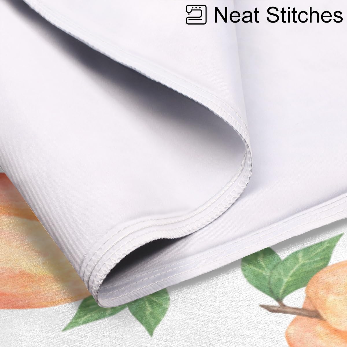 Peaches - Confezione da 2 federe in raso per capelli e pelle, motivo pesche, con chiusura a busta, super morbide, resistenti alle pieghe, resistenti alle macchie, 50,8 x 101,6 cm