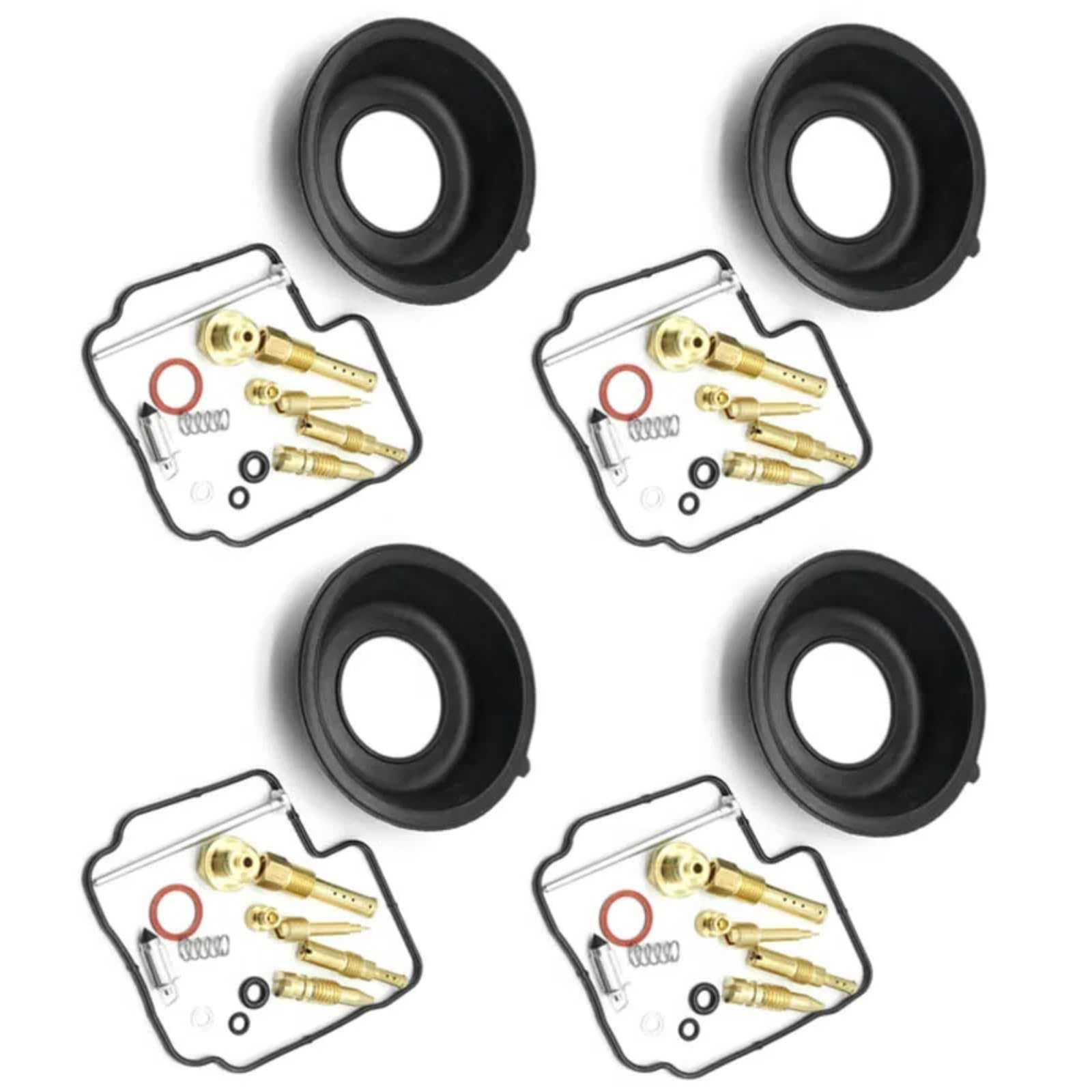 Kit Carburador Repuesto Kit Reparación Carburador Motocicleta Para CB400F CB-1 NC27 1989 1990 1991, Conjunto De Reconstrucción De Membrana De Carburador De Diafragma De Vacío(C Style)