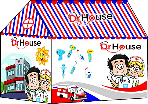 Doctor Tent House Indoor-Outdoor Set for Kids (95*72*102 cm) (Doctor House Tent)