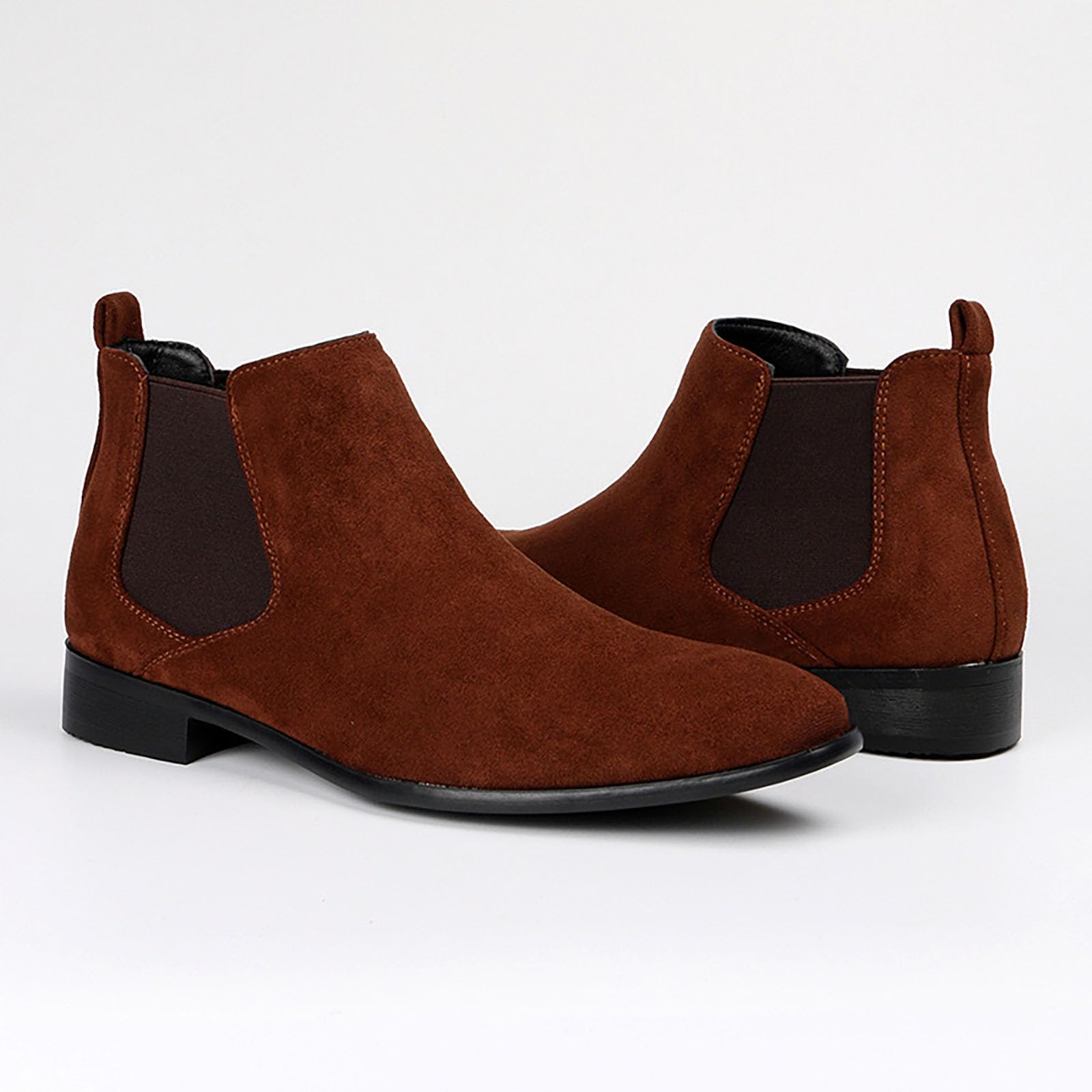 Botas Chelsea para Hombre Botas De Vestir Informales De Gamuza Botines Oxford Cómodos para Hombre