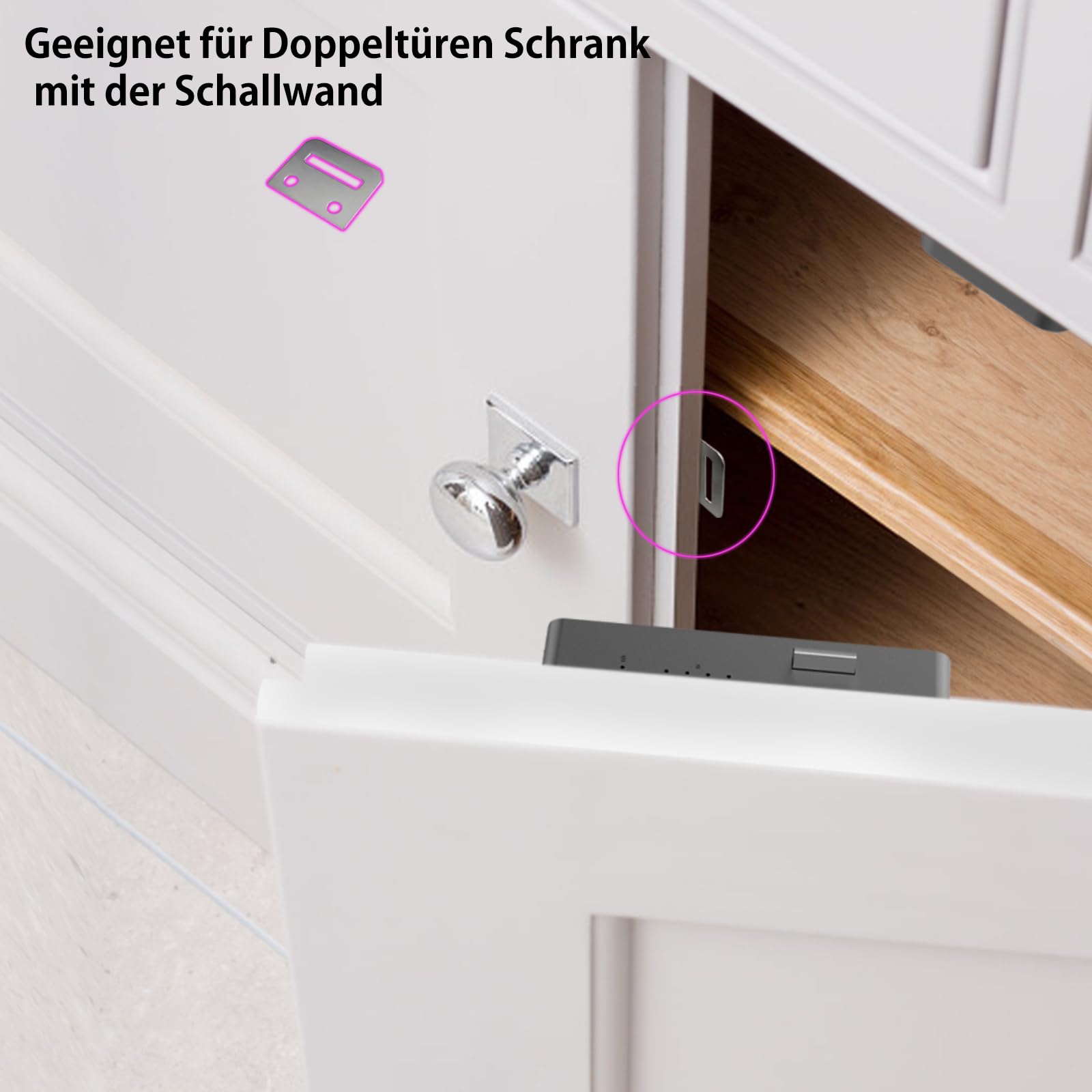 ELinkSmart Verborgen Kastslot NFC RFID Bluetooth - Slim Elektronisch Ladeslot
