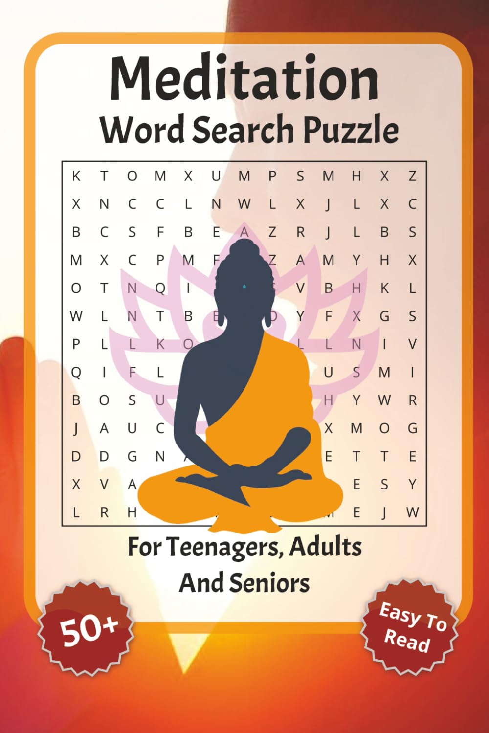Meditation Word Search Puzzles: Word search puzzles with easy-to-read font featuring Meditation, Relaxing, Deep Meditations and more | 6x9 inches, 110 ... idea for holidays, vacations and relaxation
