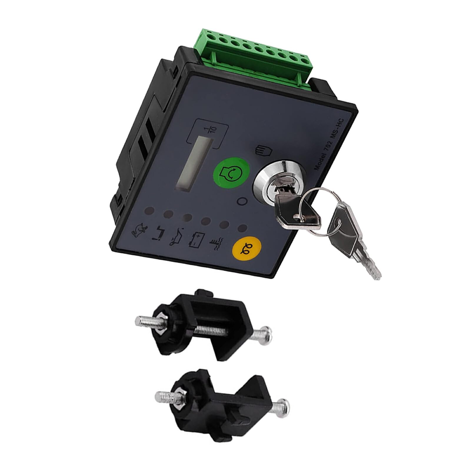 702 MS-HC Pannello di controllo del generatore di avvio manuale con tasti Modulo Generatore motore Controller generatore Generatore motore