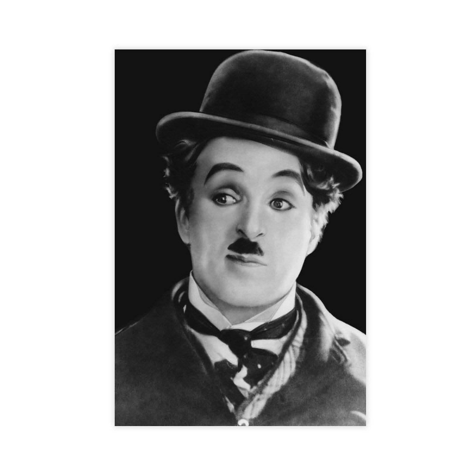 Tableau Charlie Chaplin The Kid - Impression Sur Toile 30x41cm - Déco Cinéma Muet Qualité Musée