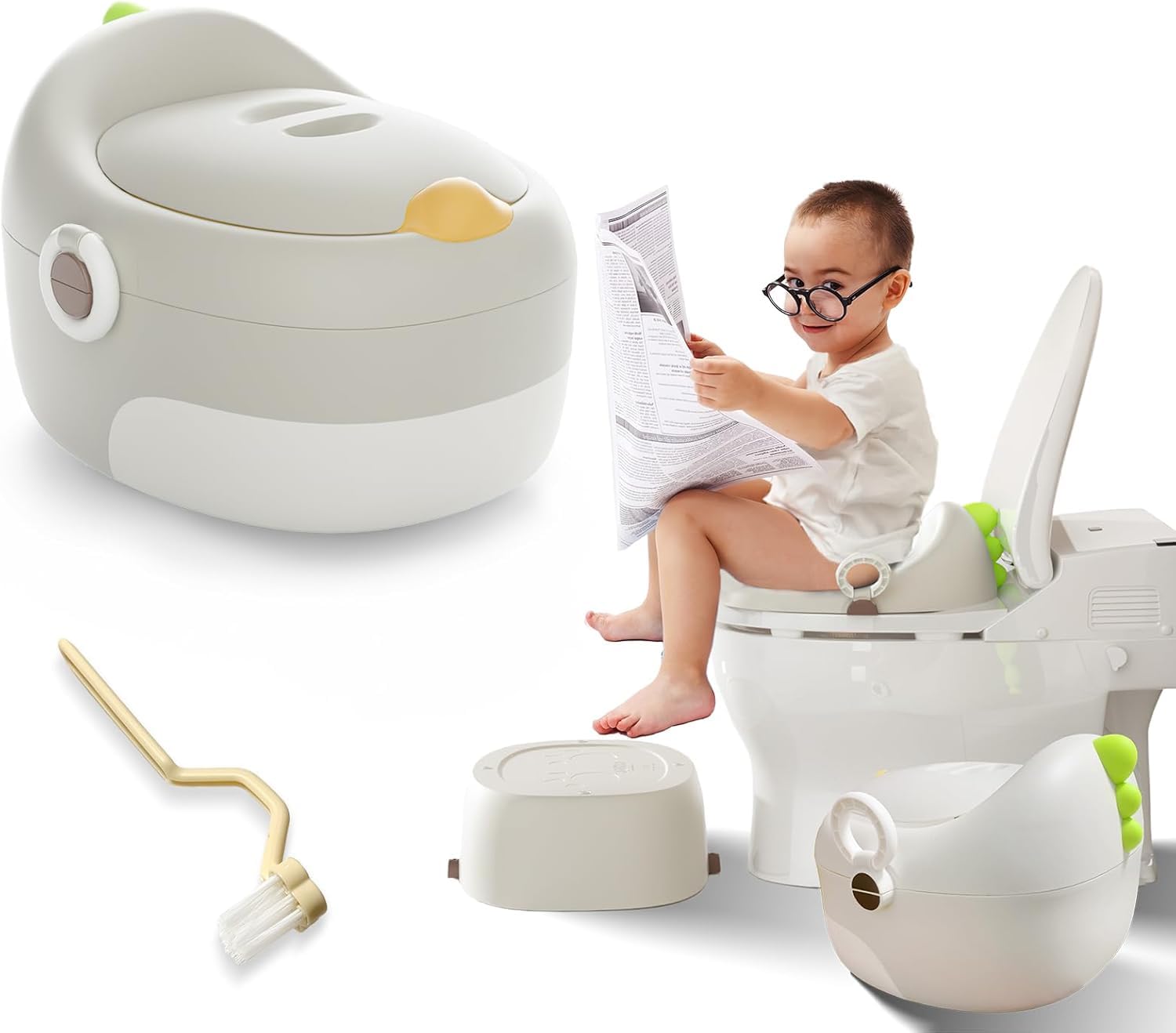 Mi Arcus 3 in 1 Cushioned Potty Training ; Seat, Step Stool & Toilet Seat Adapter for Toddler (6 Months to 5 Years)-image-49