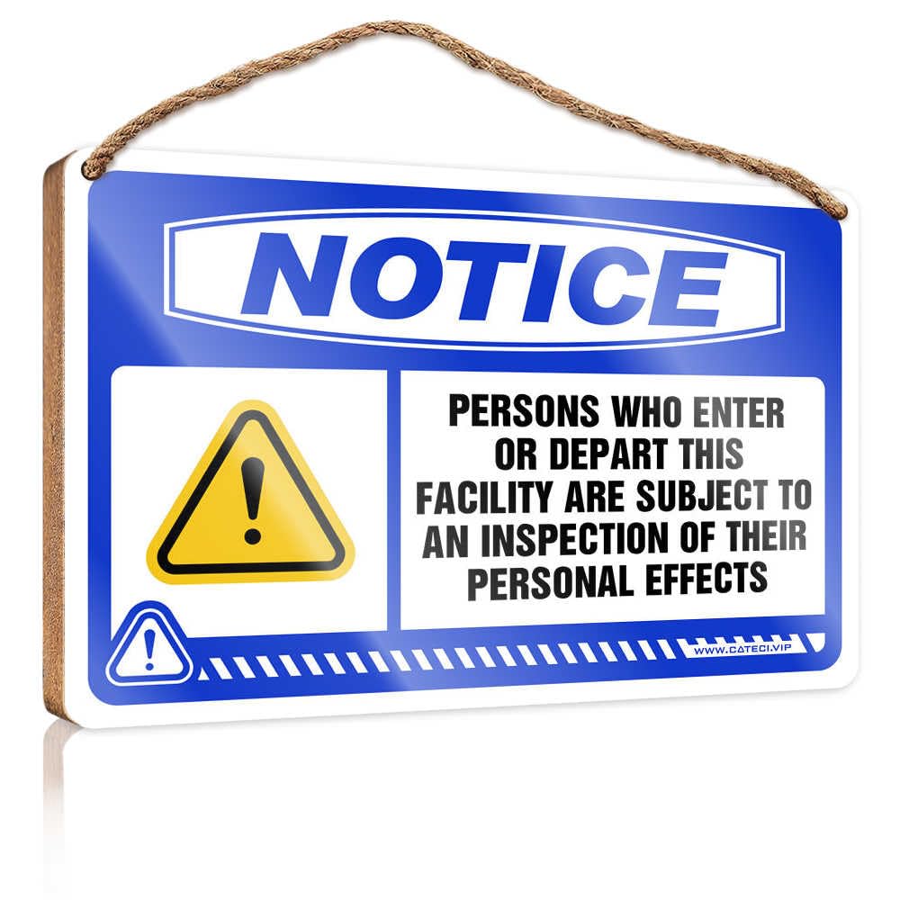 HMQW Kitchen Wall Sign Notice Persons Who Enter Or Depart Wooden Sign Winter Signs For Home Decor Teen Room Decor(23X35CM)