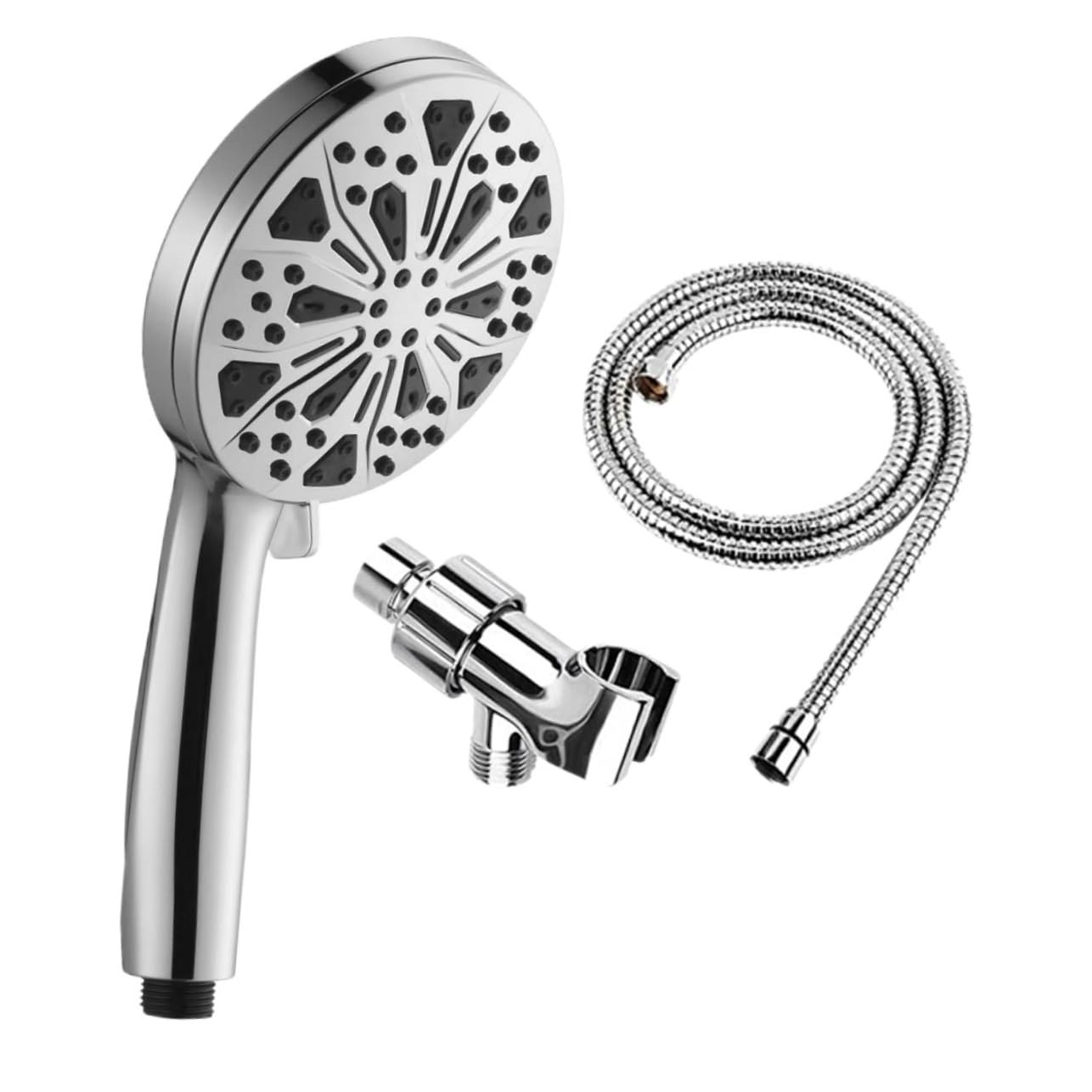 NUOBESTY Cabezal De Ducha Desmontable De Mano Con De Spray Para Baño Incluye Soporte y Manguera Para Agua Dura y Filtrado