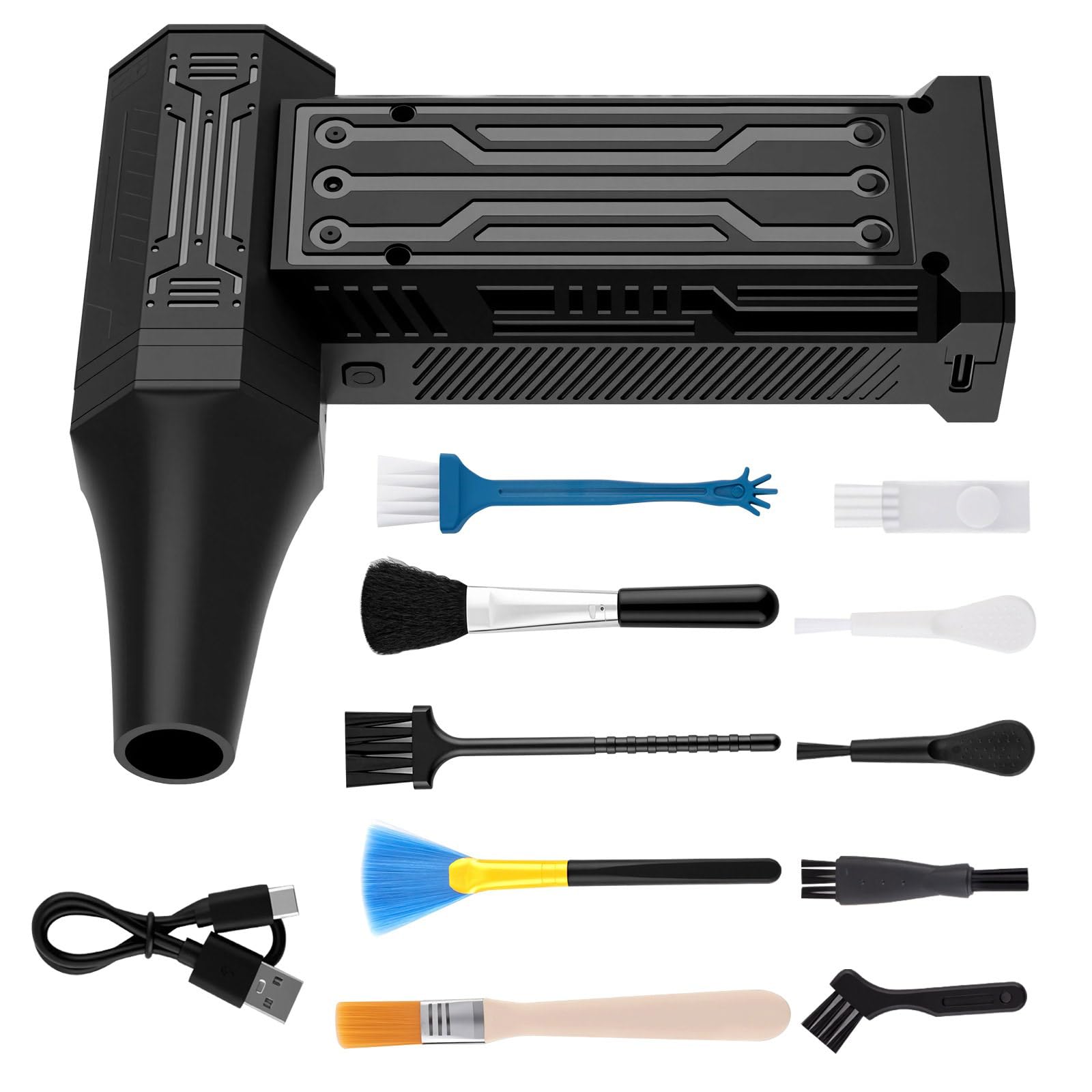 Soplador de aire eléctrico de 110000 RPM con ventilador de mano de refrigeración recargable