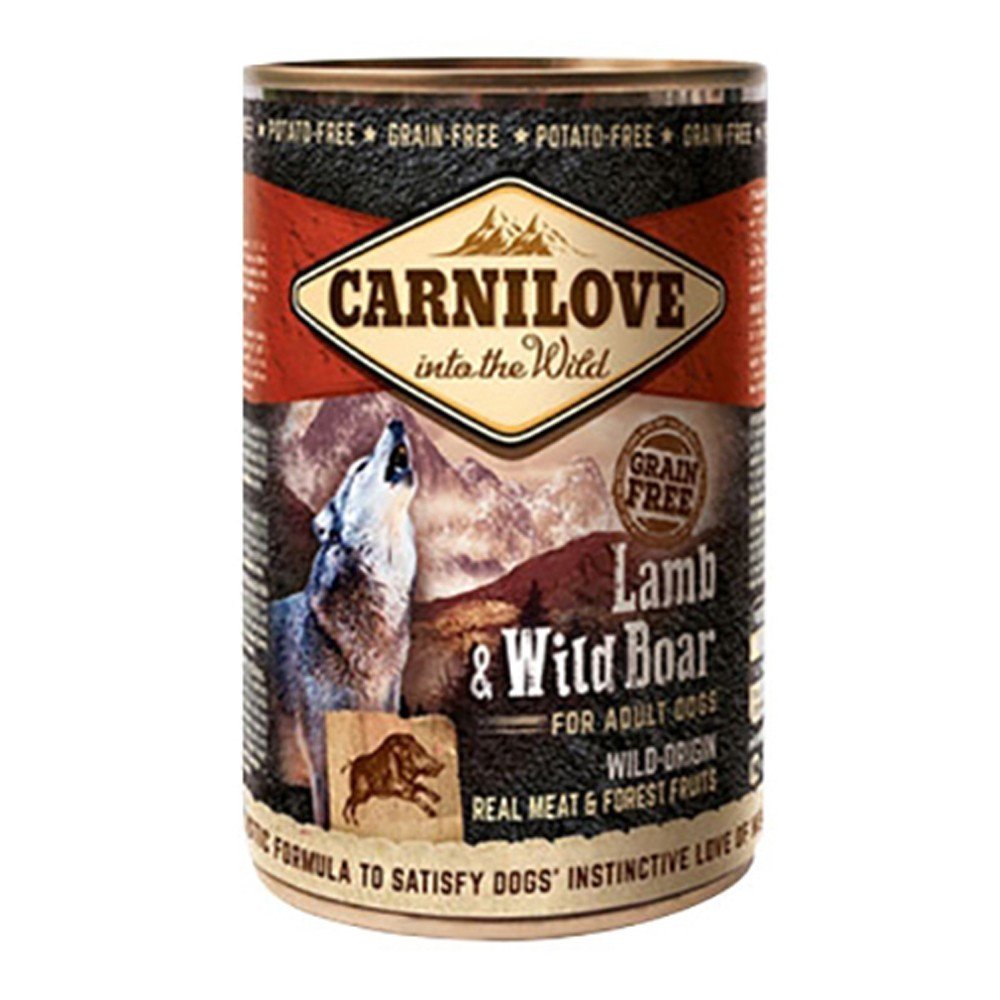 Carnilove – Wet Dog Food for Adult Dogs, Lamb and Wild Boar