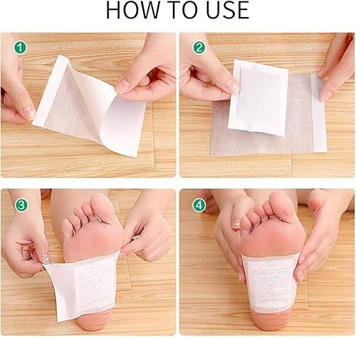 Miniatura 5 de 120 almohadillas para pies almohadillas de vinagre de bambú natural para tus pies buenos parches de limpieza profunda para pies ingredientes de