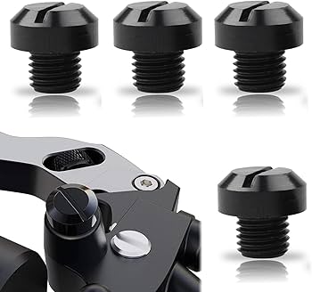 Amazon.co.jp: ミラーホールカバーキャップ 4個入り M10 x 1.25 正ネジ