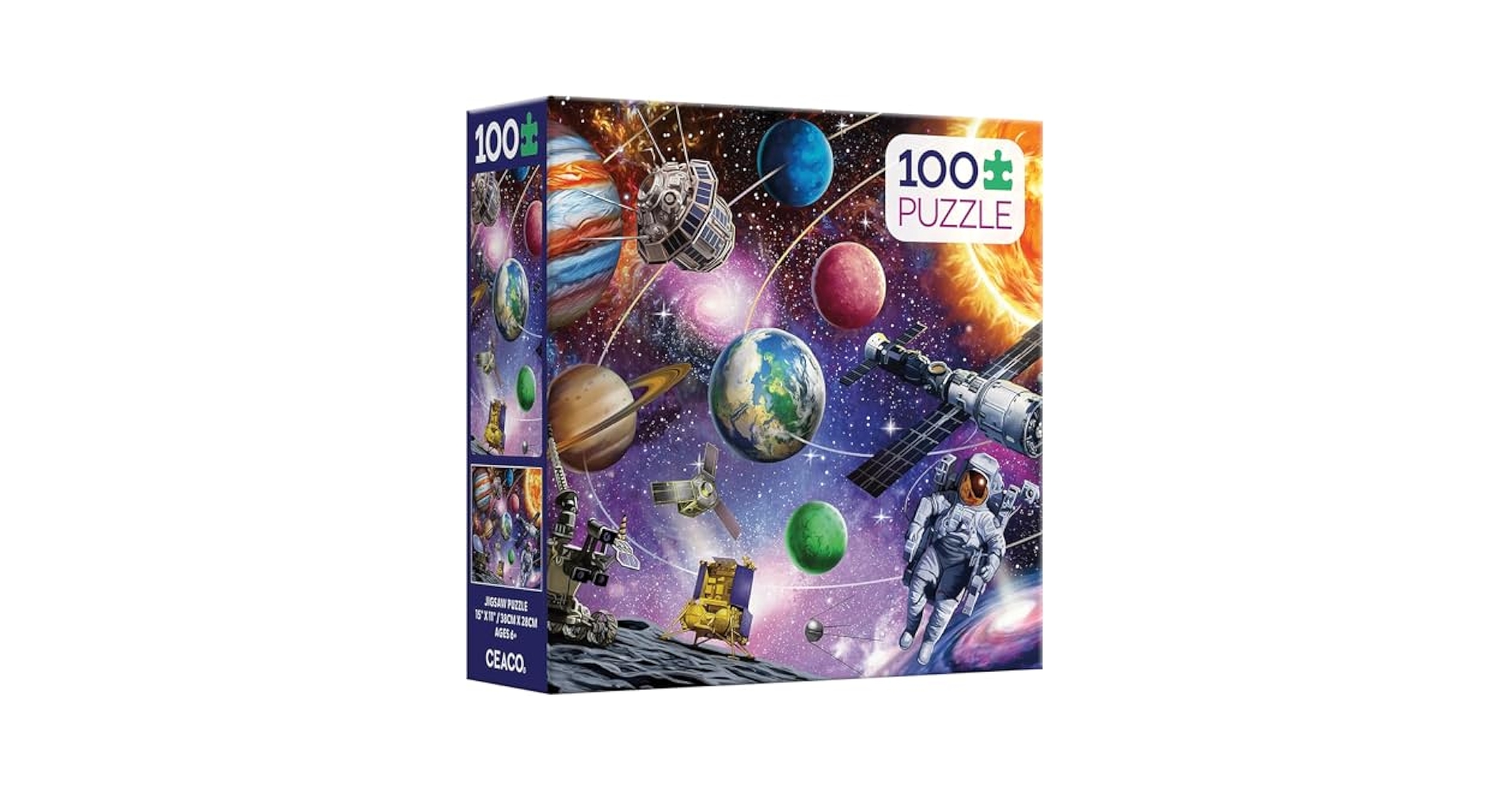 Amazon.com: Ceaco - Cosmos - 100 Piece Jigsaw Puzzle