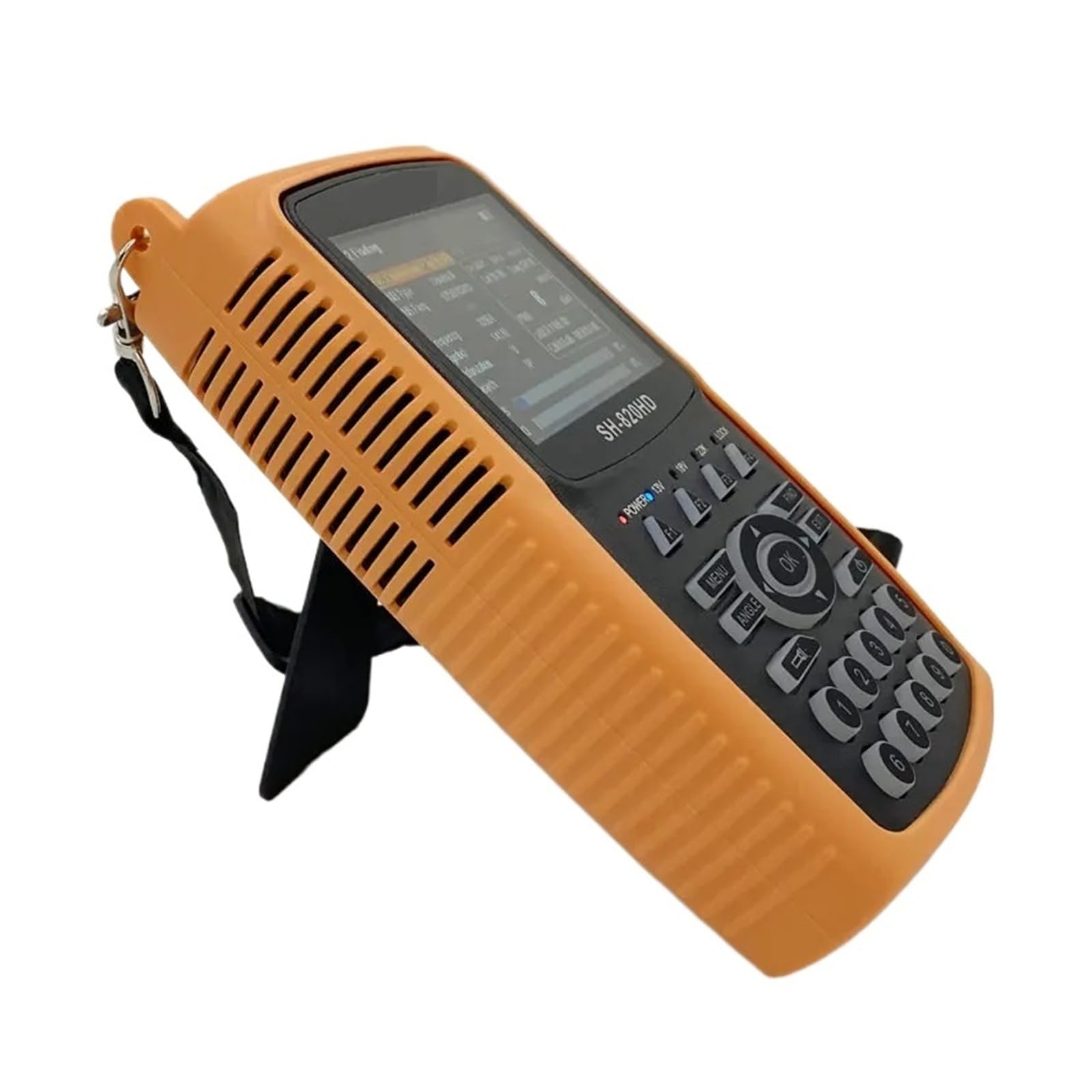 Localizador de satélite con Pantalla LCD TFT de 3,5 Pulgadas, SH-820HD, DVB-T2, DVB-2, DVB-C, probador CCTV Borrar Pantalla(S2+T2)