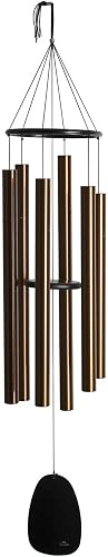Woodstock Chimes Signature Collection, Bells of Paradise, Bronze 68", Decor Designs Wind Chimes for Outdoor, Patio, Home or Garden Décor (BPBR68)