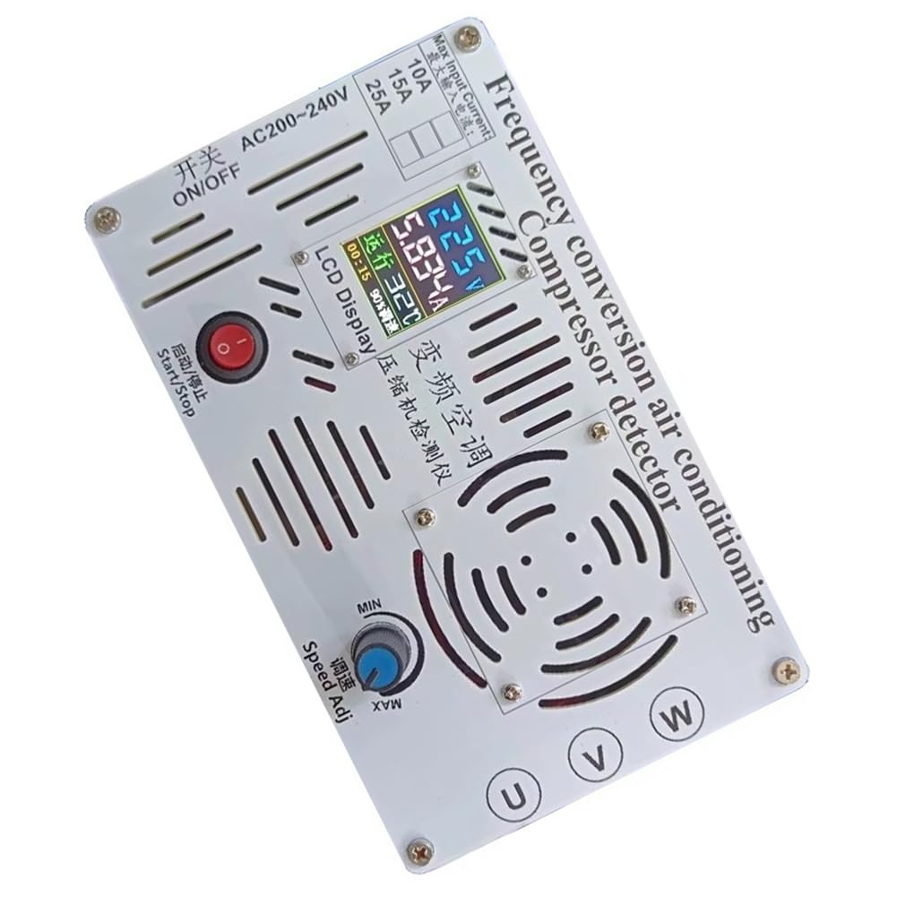 Detector de Compresor de Aire Acondicionado con Convertidor de Frecuencia, Herramienta de ReparacióN de Compresores de Aire Acondicionado Inverter de 1 una 4, Enchufe Europeo.