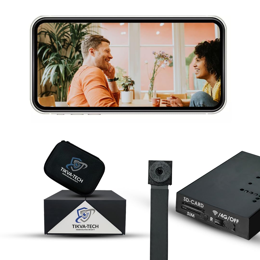 Mini caméra espion avec flux direct 4G et qualité vidéo 1080p Full HD pour smartphone