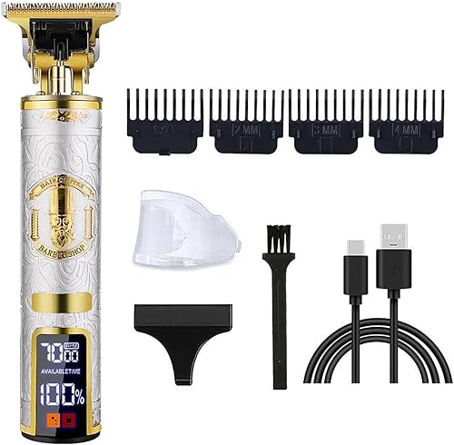 Cortapelos profesionales para hombres, cortadora de pelo para hombres, máquinas de corte de pelo profesionales recargables para peluquería y