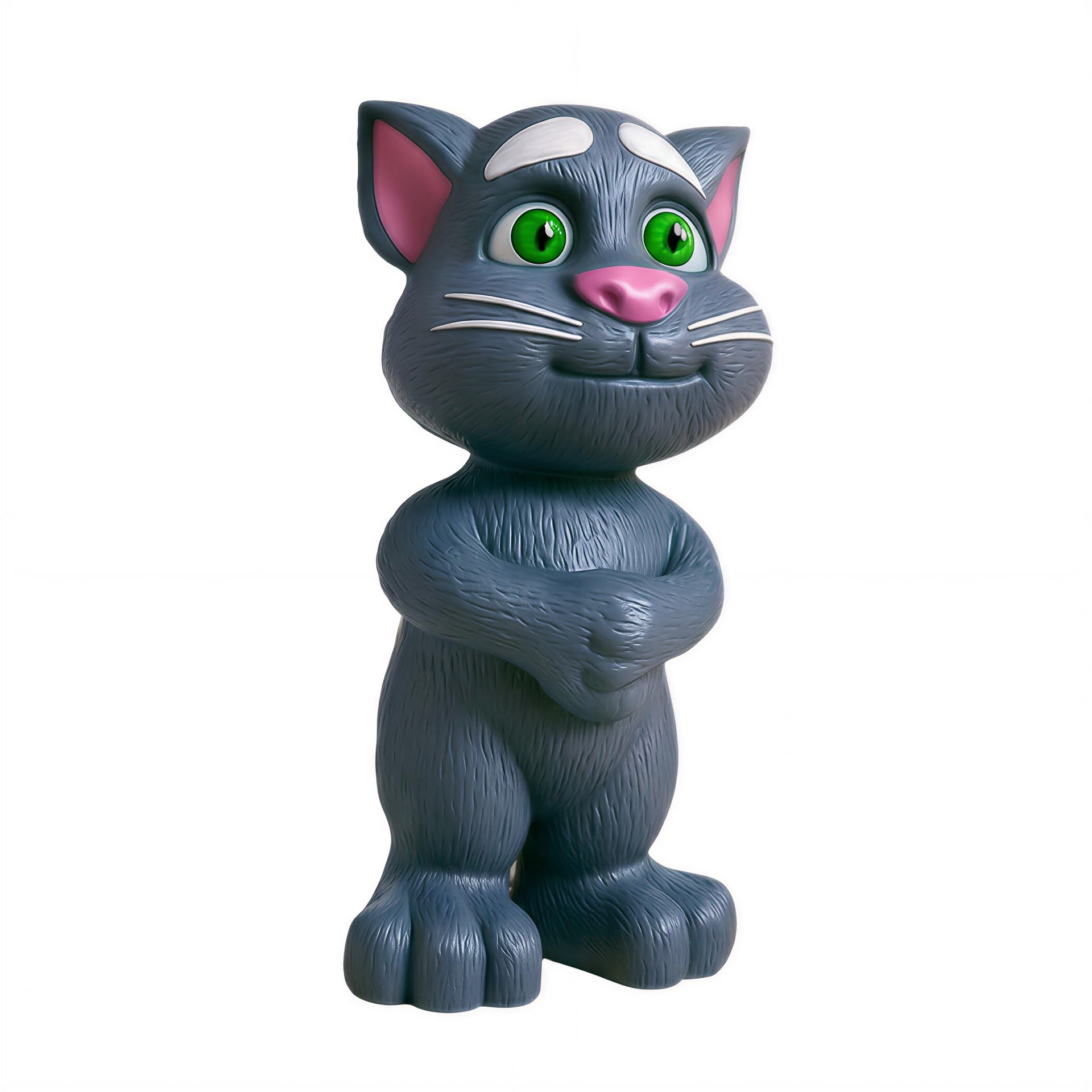 Estuti !! Electronic Pet Talking Toy Cat for Kids | Musical Toy with More Features | Gift for Kids | Grey Color, 3xAA Battery (Not Included)-image-36